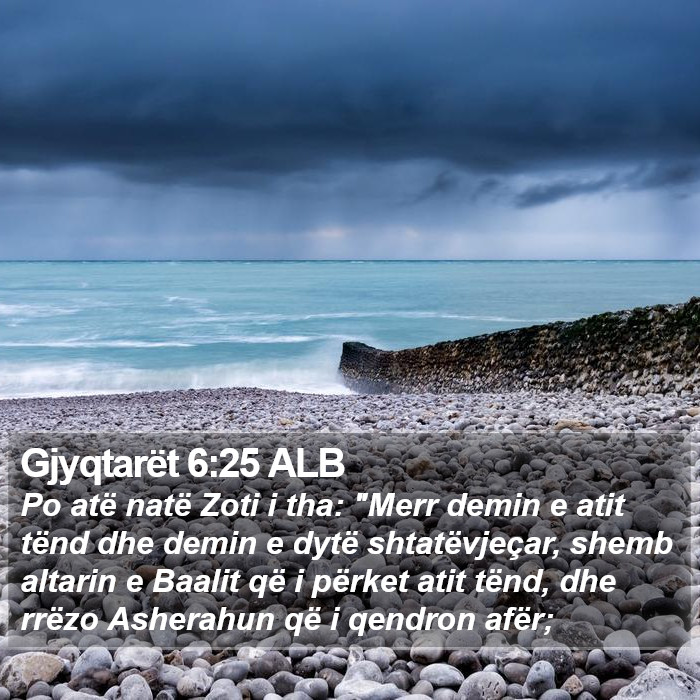 Gjyqtarët 6:25 ALB Bible Study