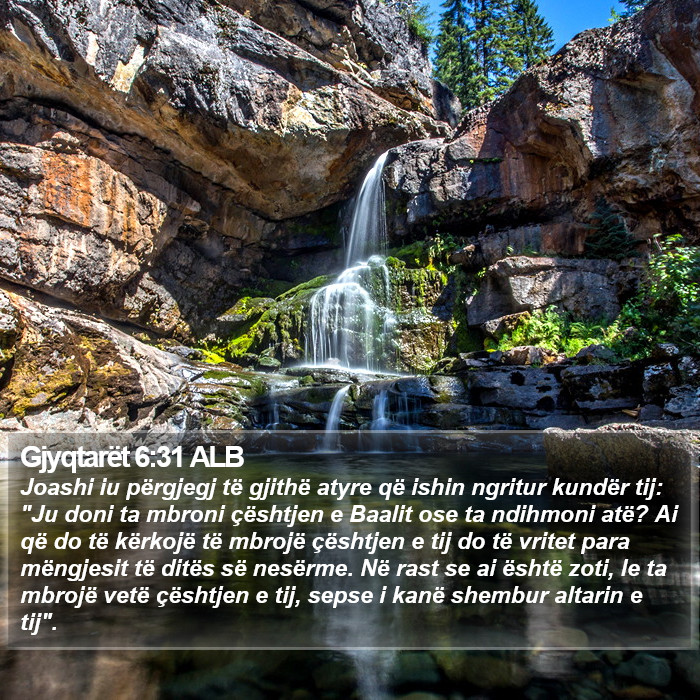 Gjyqtarët 6:31 ALB Bible Study