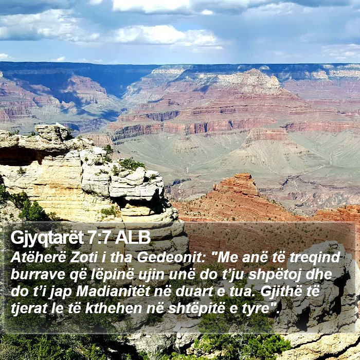 Gjyqtarët 7:7 ALB Bible Study