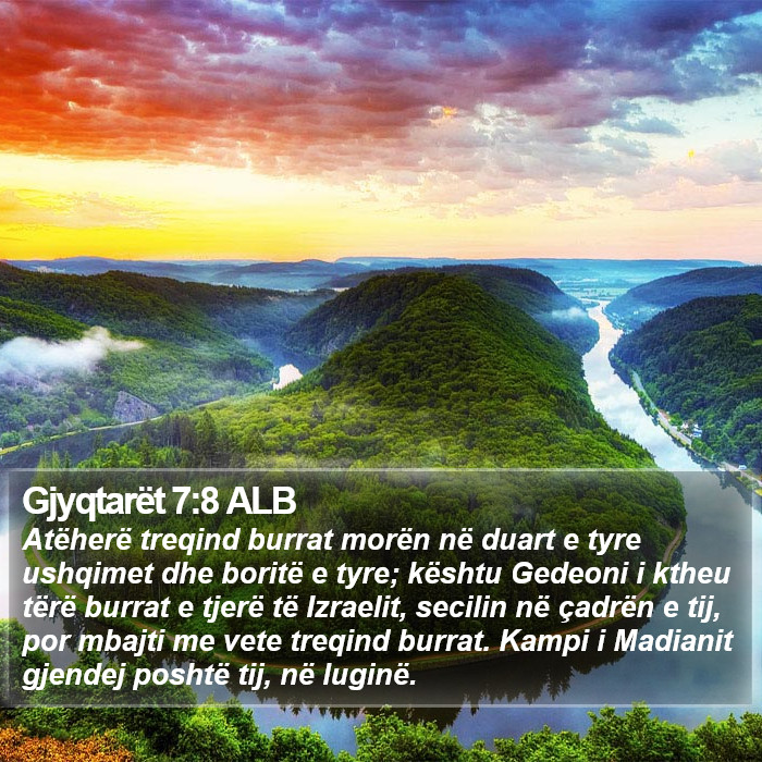 Gjyqtarët 7:8 ALB Bible Study