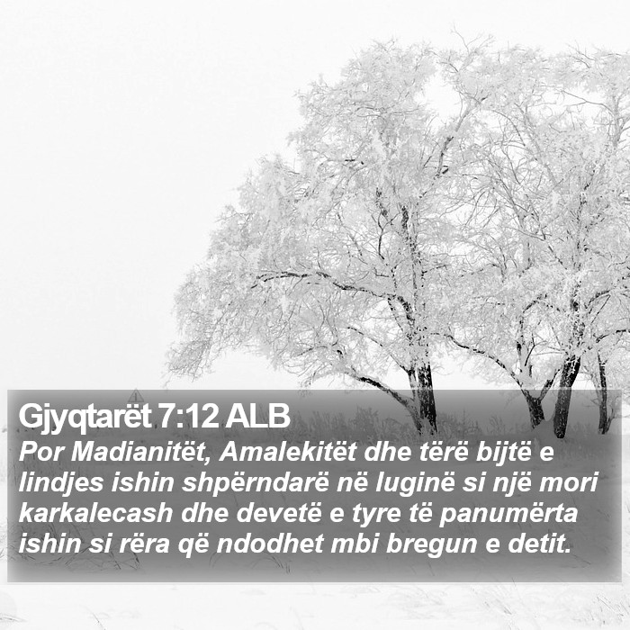 Gjyqtarët 7:12 ALB Bible Study