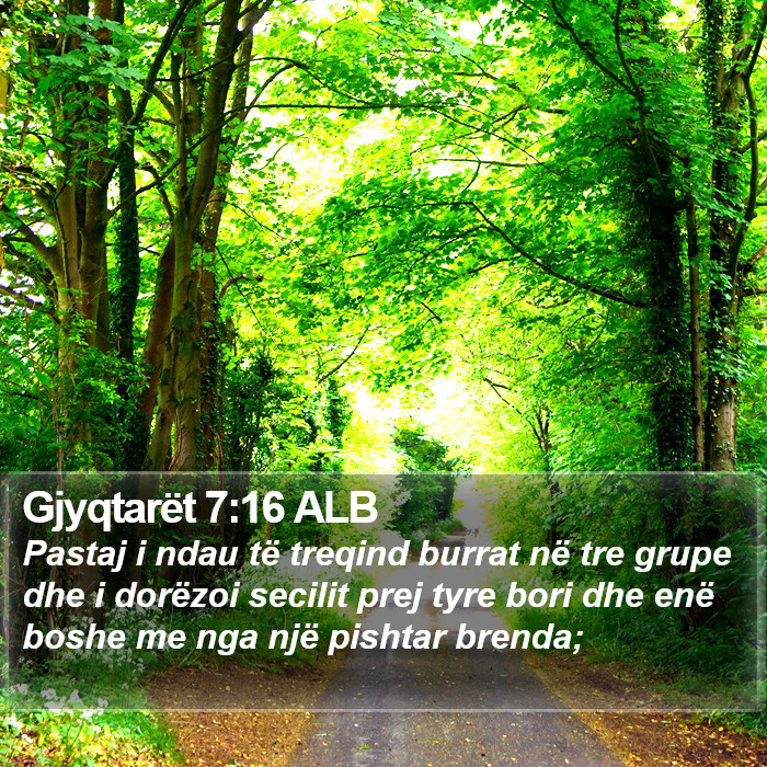 Gjyqtarët 7:16 ALB Bible Study