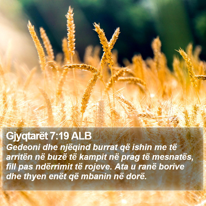 Gjyqtarët 7:19 ALB Bible Study