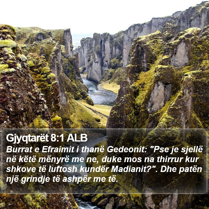 Gjyqtarët 8:1 ALB Bible Study