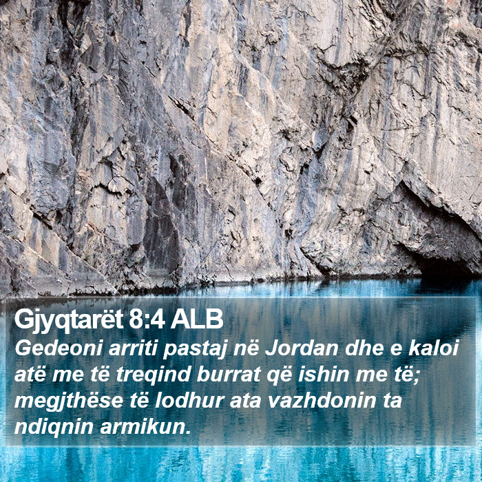 Gjyqtarët 8:4 ALB Bible Study