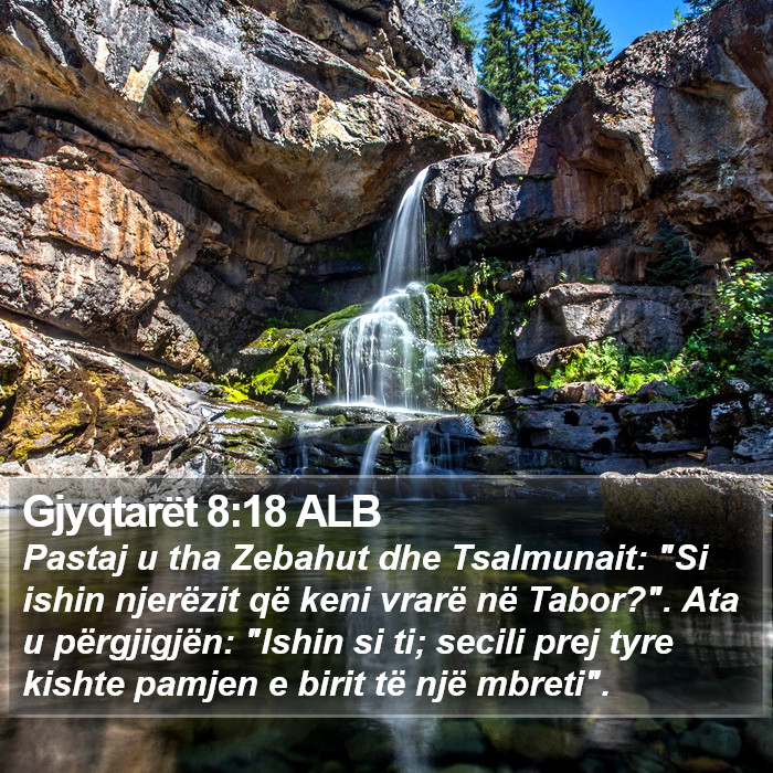 Gjyqtarët 8:18 ALB Bible Study