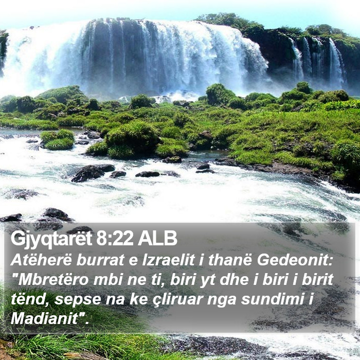 Gjyqtarët 8:22 ALB Bible Study