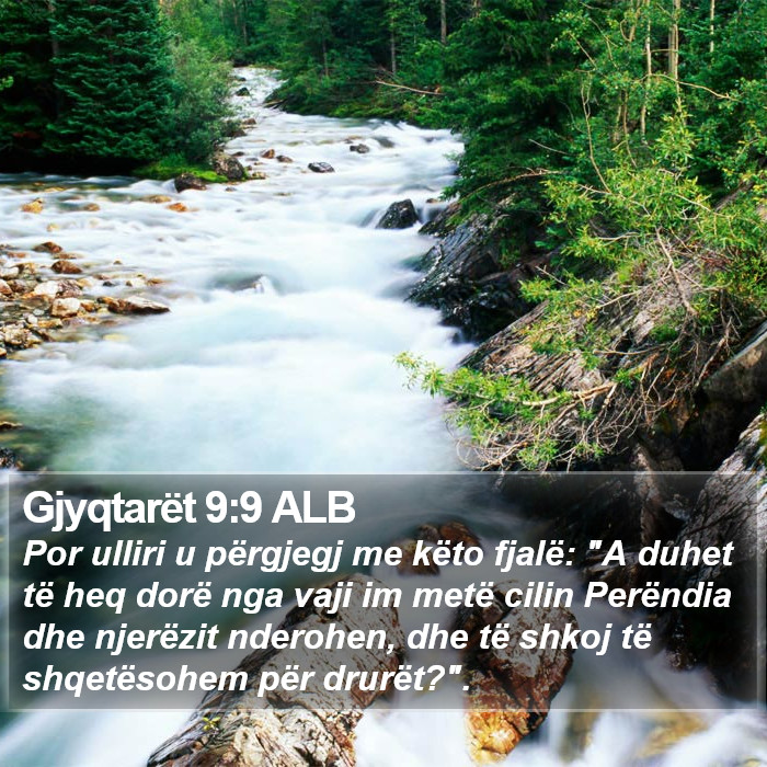Gjyqtarët 9:9 ALB Bible Study