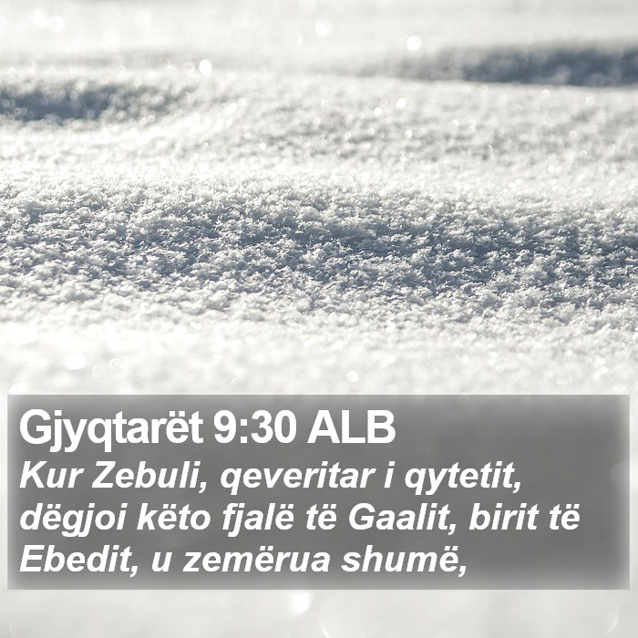 Gjyqtarët 9:30 ALB Bible Study
