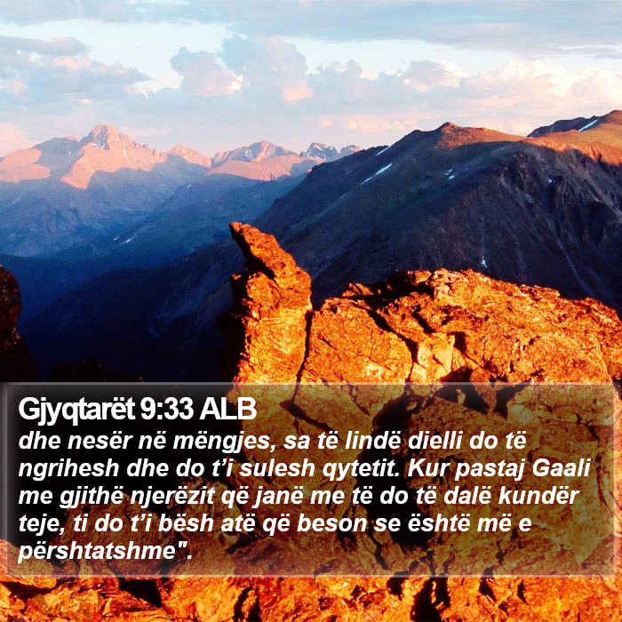 Gjyqtarët 9:33 ALB Bible Study