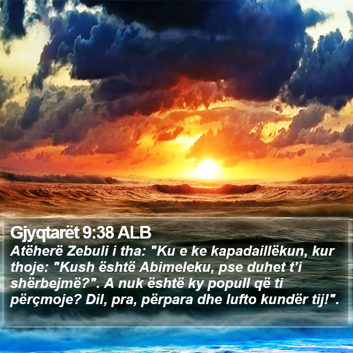 Gjyqtarët 9:38 ALB Bible Study