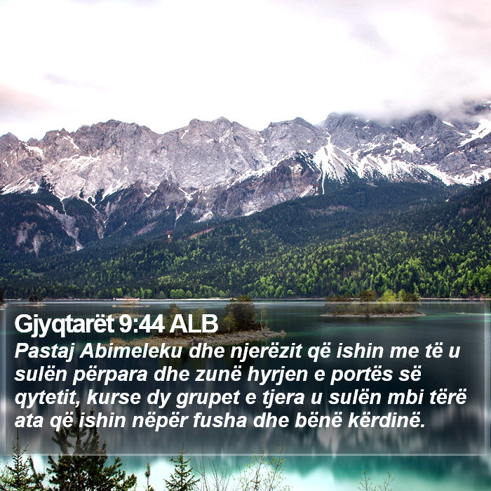 Gjyqtarët 9:44 ALB Bible Study