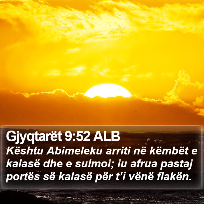 Gjyqtarët 9:52 ALB Bible Study