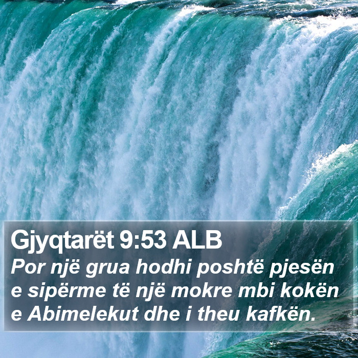 Gjyqtarët 9:53 ALB Bible Study