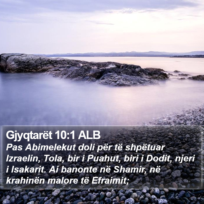 Gjyqtarët 10:1 ALB Bible Study