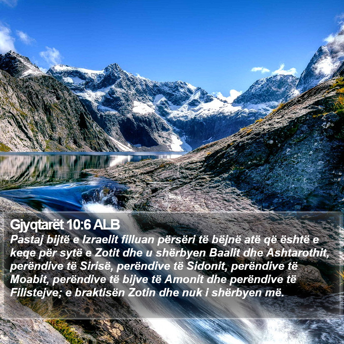 Gjyqtarët 10:6 ALB Bible Study