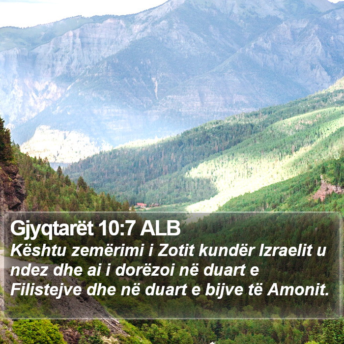 Gjyqtarët 10:7 ALB Bible Study