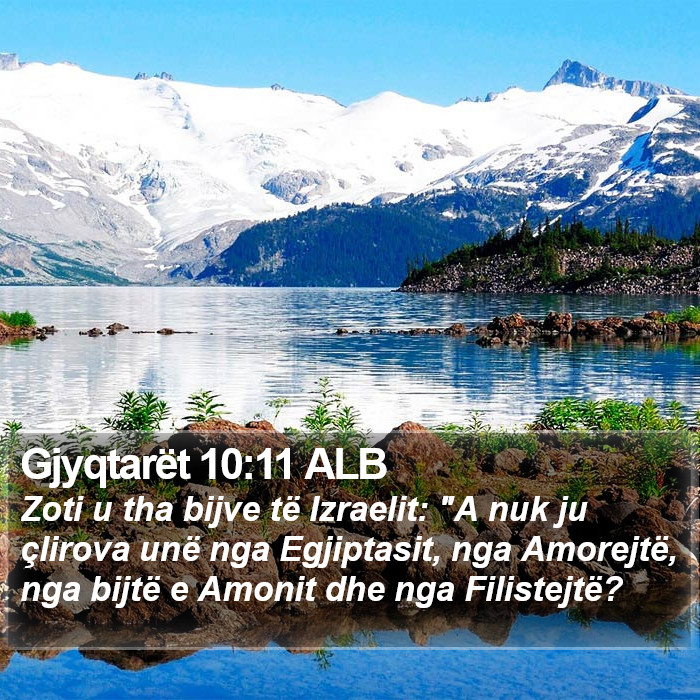 Gjyqtarët 10:11 ALB Bible Study