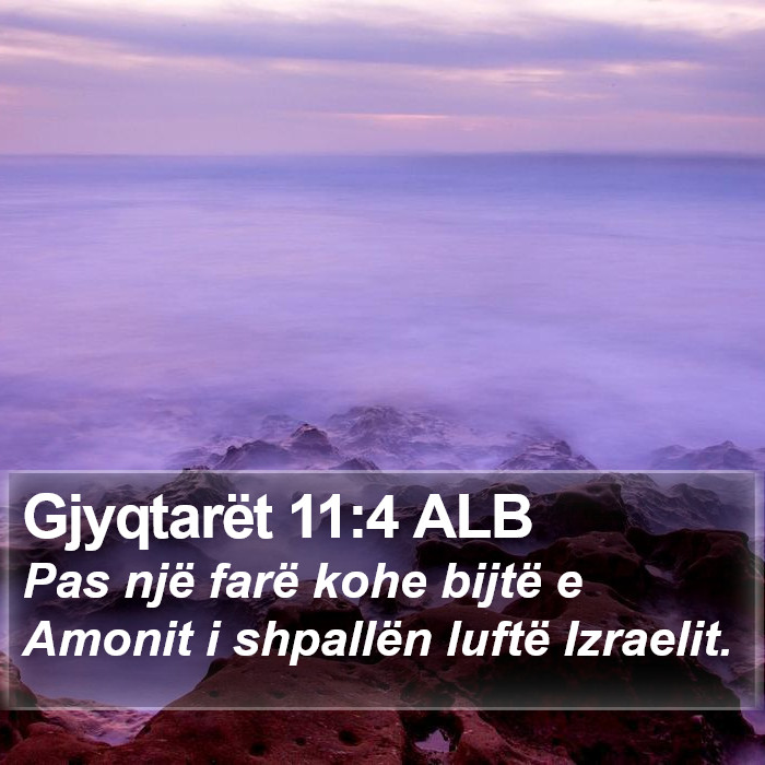 Gjyqtarët 11:4 ALB Bible Study