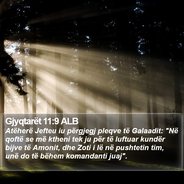 Gjyqtarët 11:9 ALB Bible Study