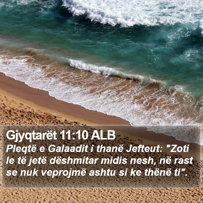 Gjyqtarët 11:10 ALB Bible Study