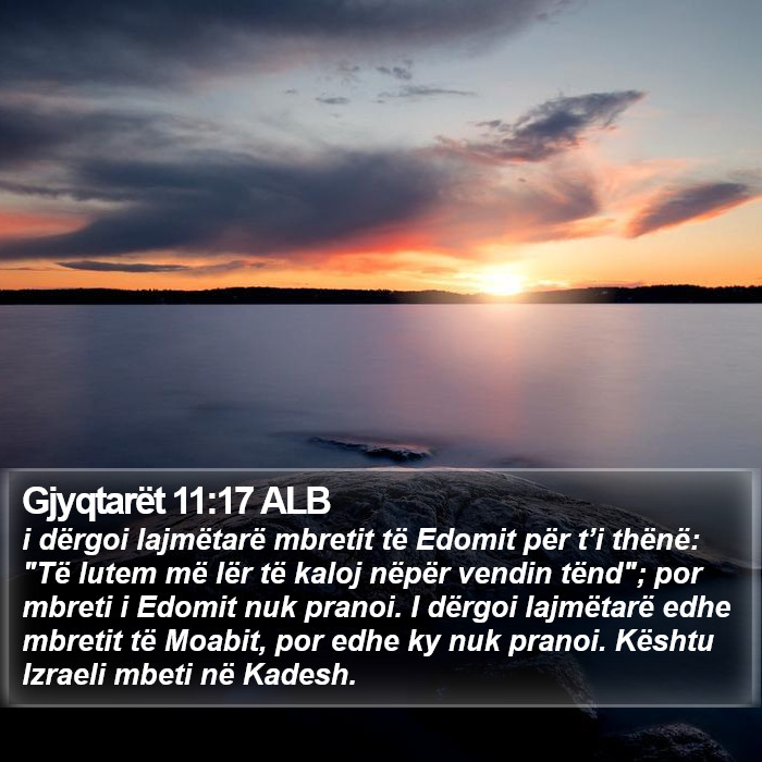 Gjyqtarët 11:17 ALB Bible Study