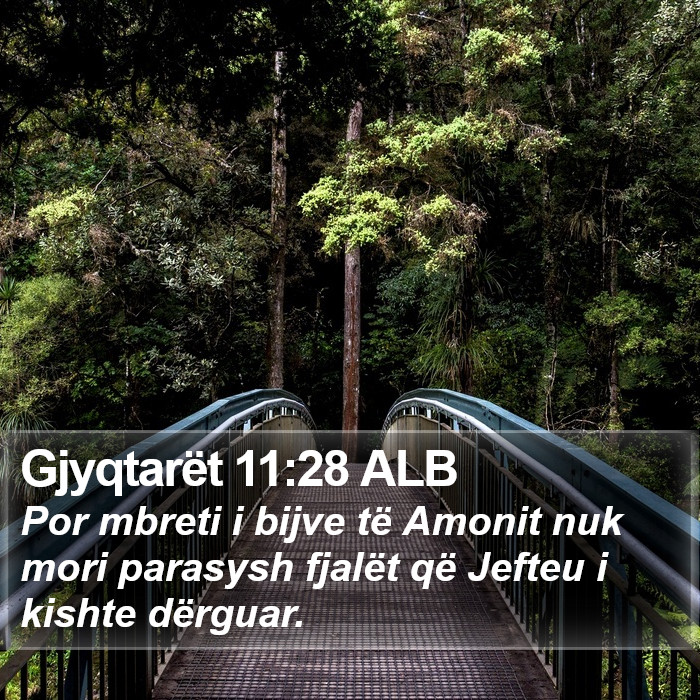 Gjyqtarët 11:28 ALB Bible Study