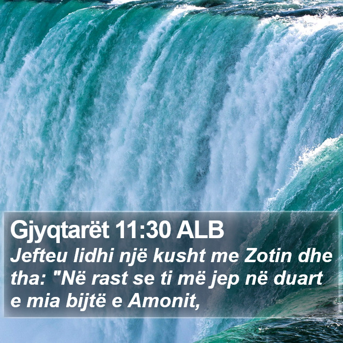 Gjyqtarët 11:30 ALB Bible Study