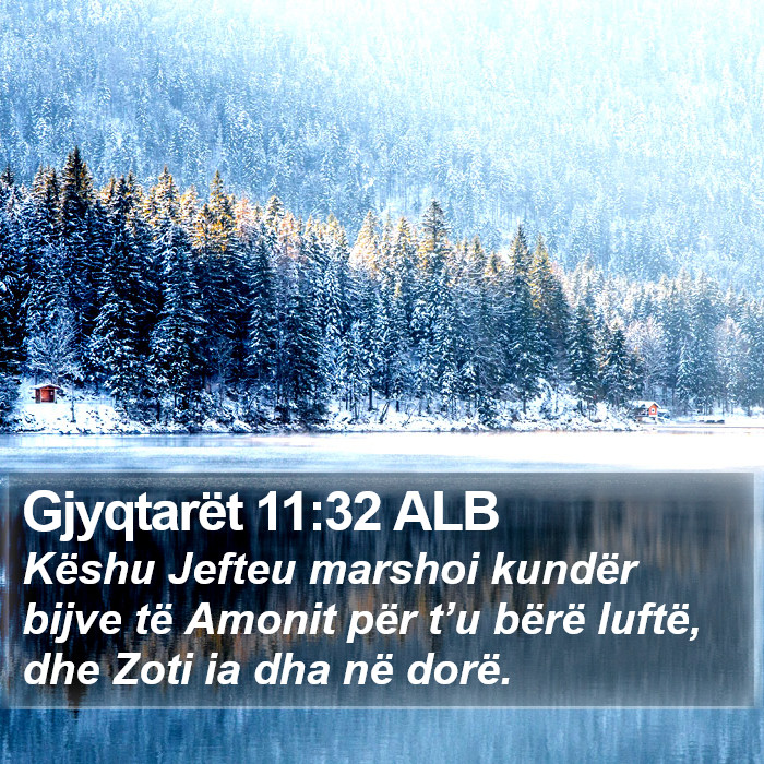 Gjyqtarët 11:32 ALB Bible Study