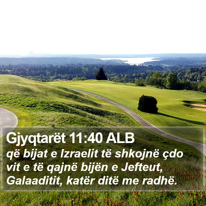 Gjyqtarët 11:40 ALB Bible Study