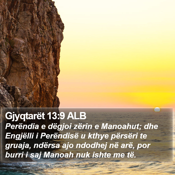 Gjyqtarët 13:9 ALB Bible Study