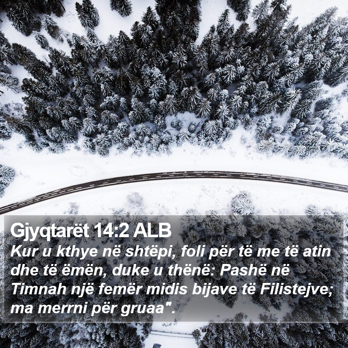 Gjyqtarët 14:2 ALB Bible Study