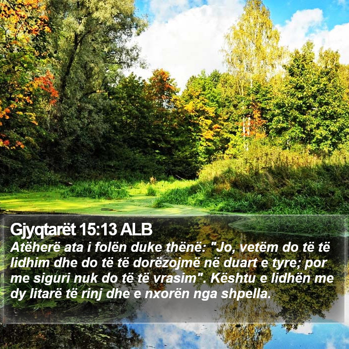 Gjyqtarët 15:13 ALB Bible Study