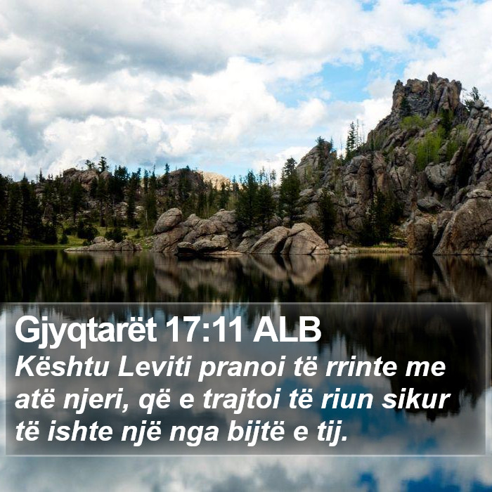 Gjyqtarët 17:11 ALB Bible Study