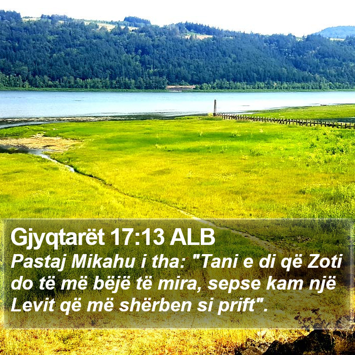 Gjyqtarët 17:13 ALB Bible Study