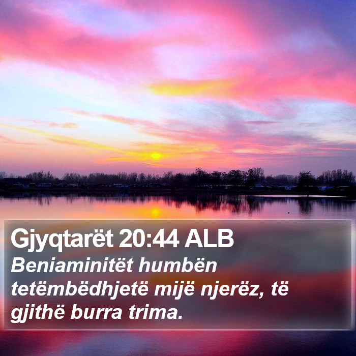 Gjyqtarët 20:44 ALB Bible Study