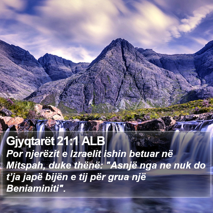 Gjyqtarët 21:1 ALB Bible Study