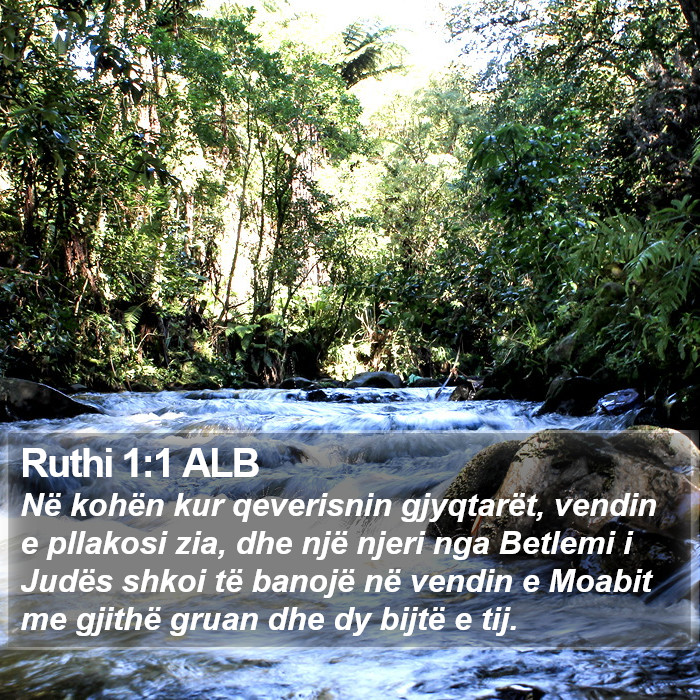 Ruthi 1:1 ALB Bible Study