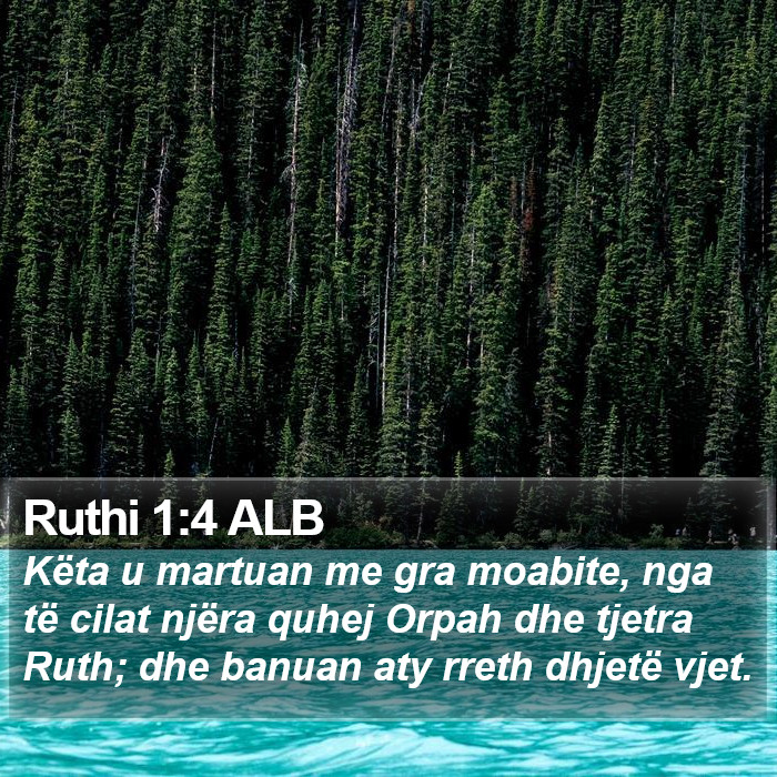 Ruthi 1:4 ALB Bible Study