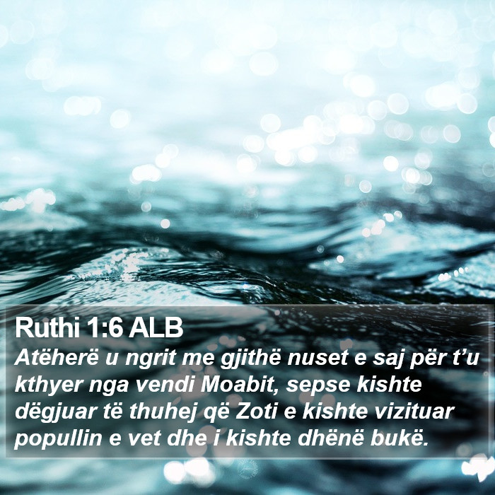 Ruthi 1:6 ALB Bible Study