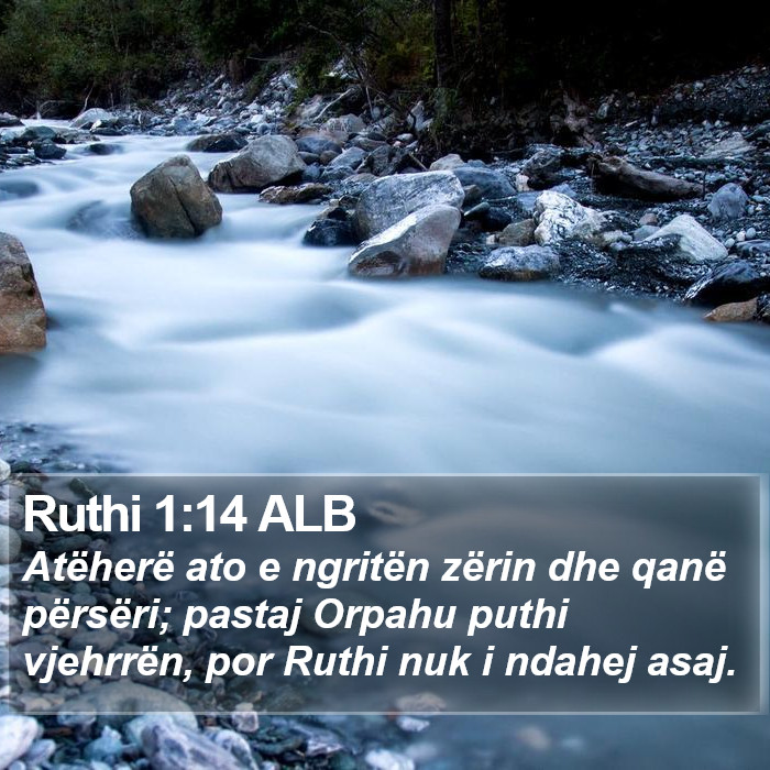 Ruthi 1:14 ALB Bible Study