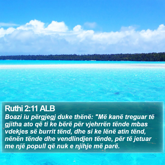 Ruthi 2:11 ALB Bible Study