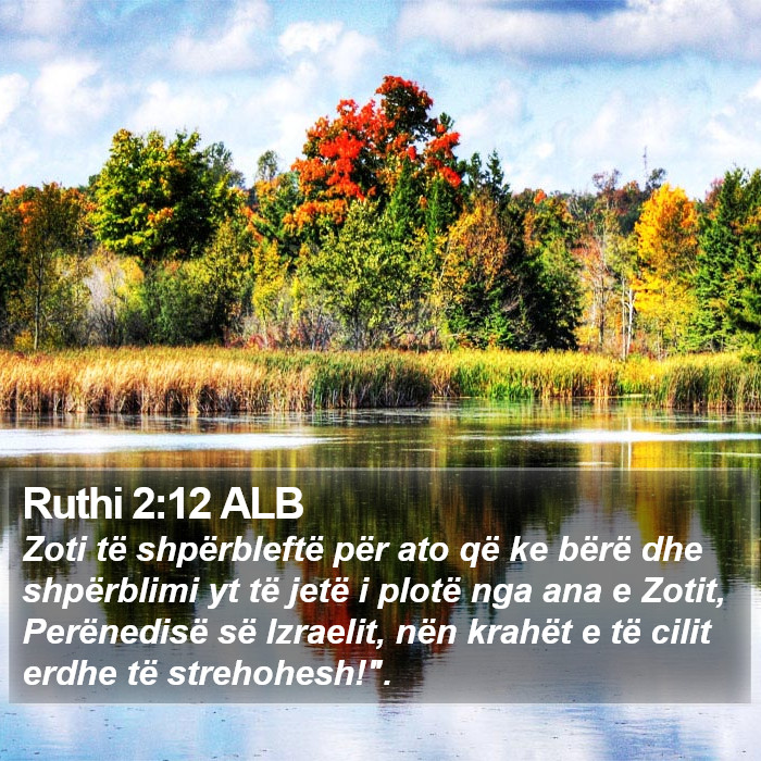 Ruthi 2:12 ALB Bible Study