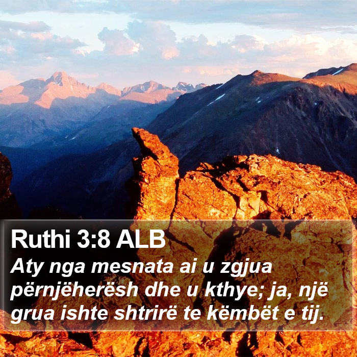 Ruthi 3:8 ALB Bible Study