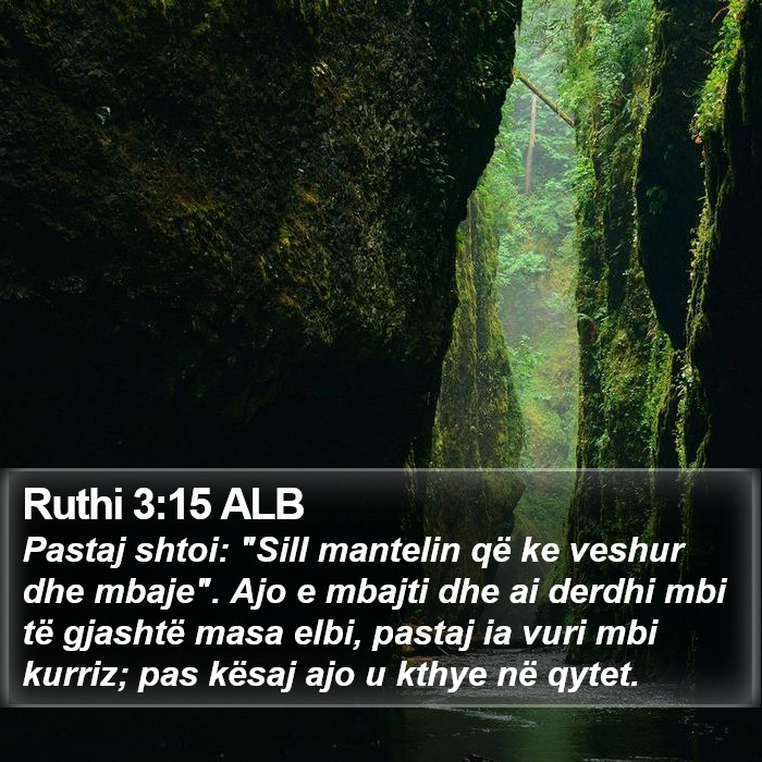 Ruthi 3:15 ALB Bible Study