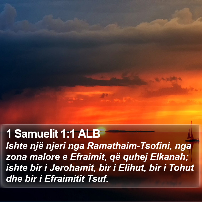 1 Samuelit 1:1 ALB Bible Study