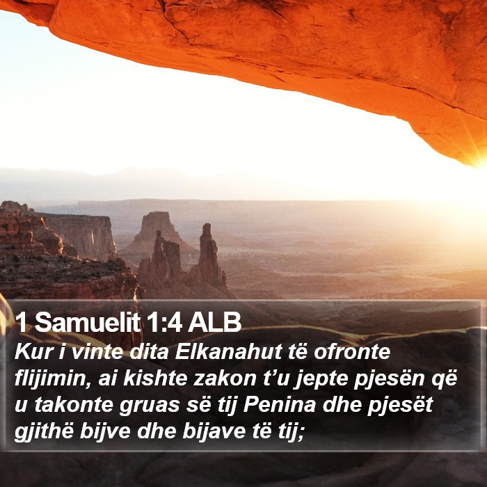 1 Samuelit 1:4 ALB Bible Study