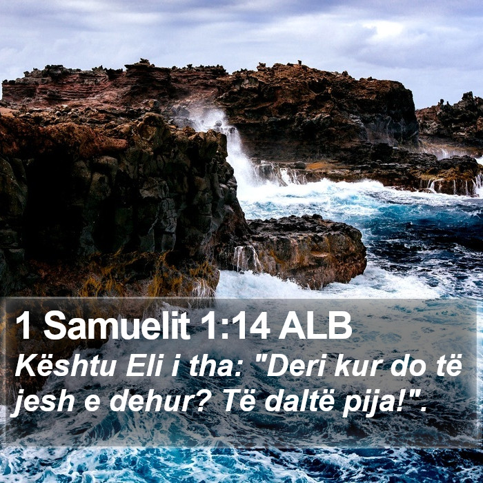 1 Samuelit 1:14 ALB Bible Study