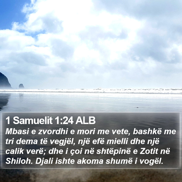 1 Samuelit 1:24 ALB Bible Study