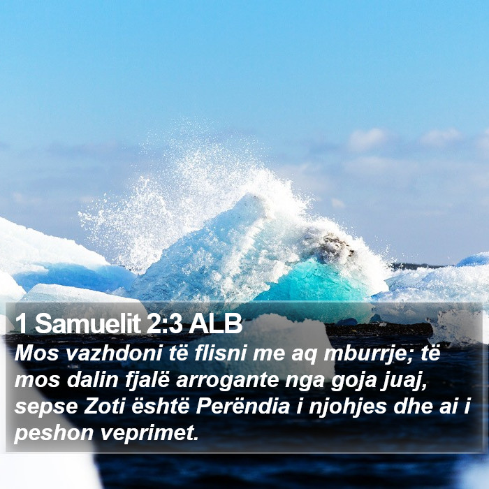 1 Samuelit 2:3 ALB Bible Study